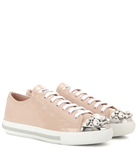 miu miu crystal sneakers|where to buy miu michu.